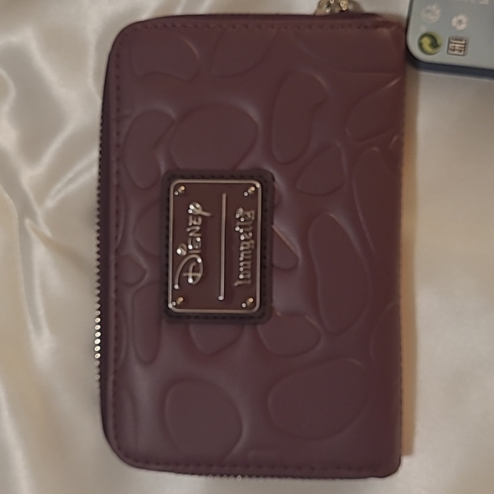 Loungefly Brown and Tan Zipper Wallet With Silver Hardware - Picture 2 of 11